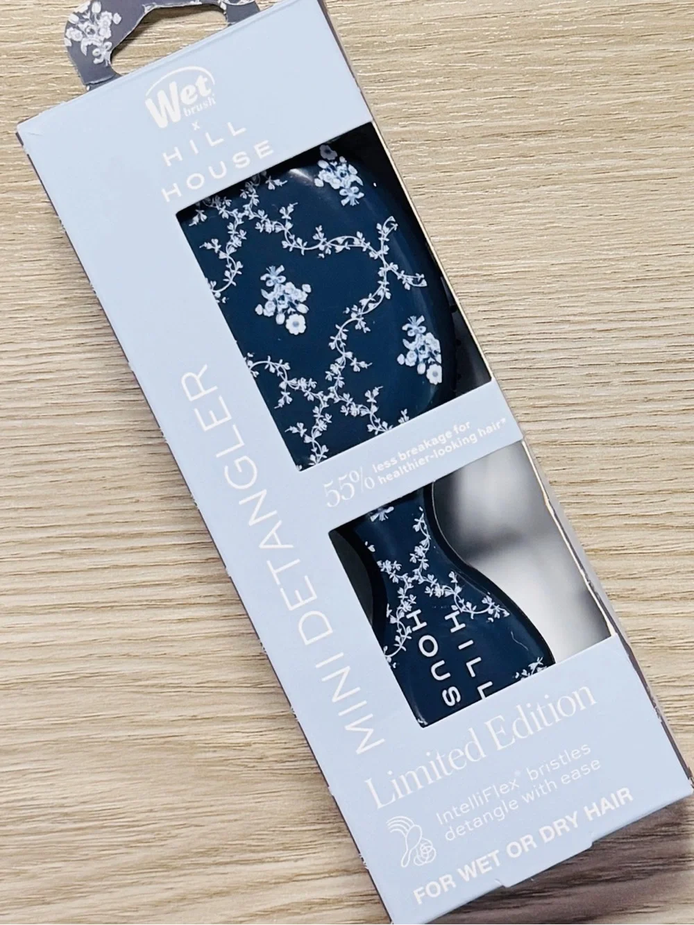 Limited Edition Wet Brush x Hill House Mini Detangler Brush - Navy Trellis HTF
